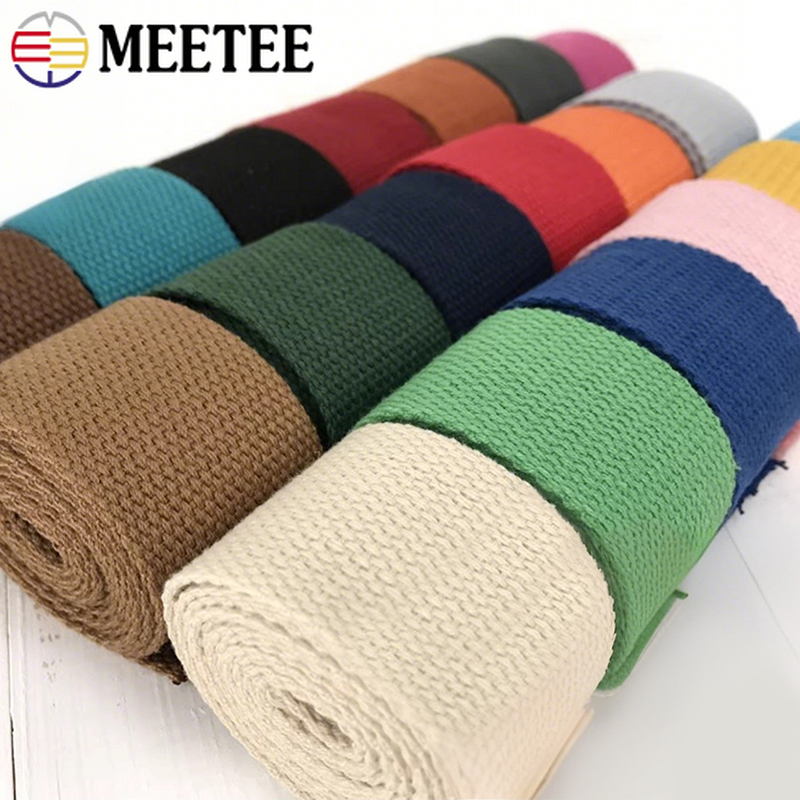 Binding Tape Bias - 2-10Meters 38mm Polyester Cotton Webbing Bands