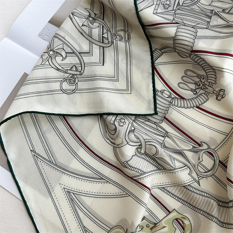 40% Silk 60% Wool Scarf 135x13 - Sewing Hemming 评论和价格