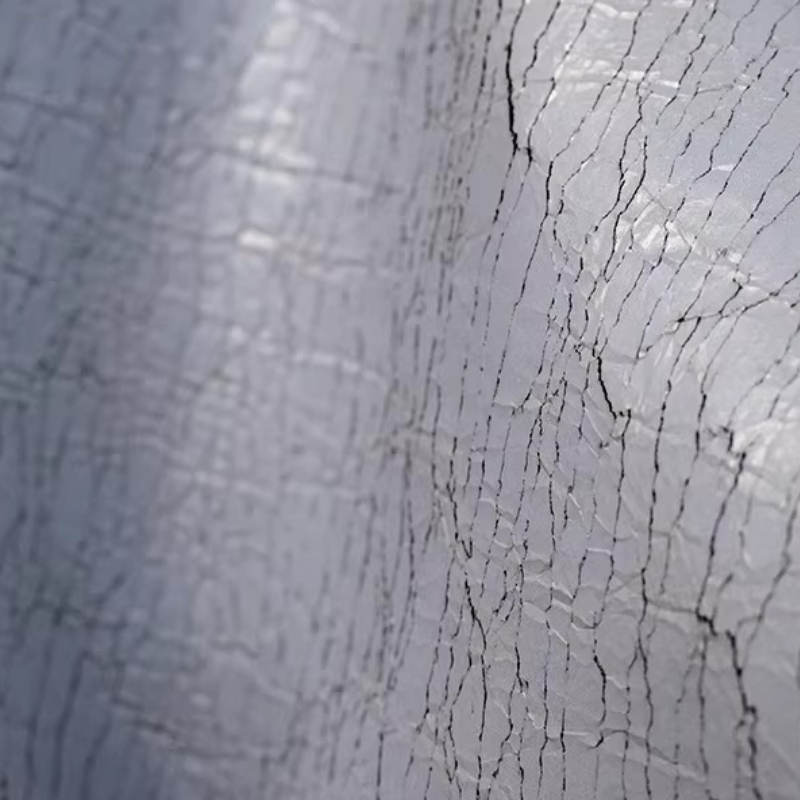Grey Retro Cracked Leather Tex - Is Sewing Textile Art 评论和价格
