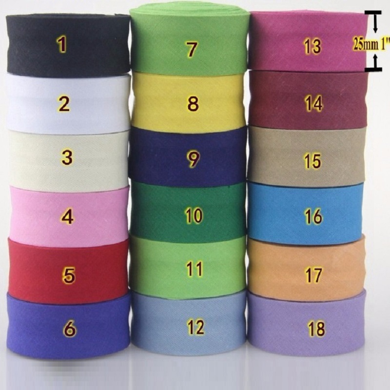 25 mm (1') X 5 Meters Cotton B - Binding Tape Bias 评论和价格