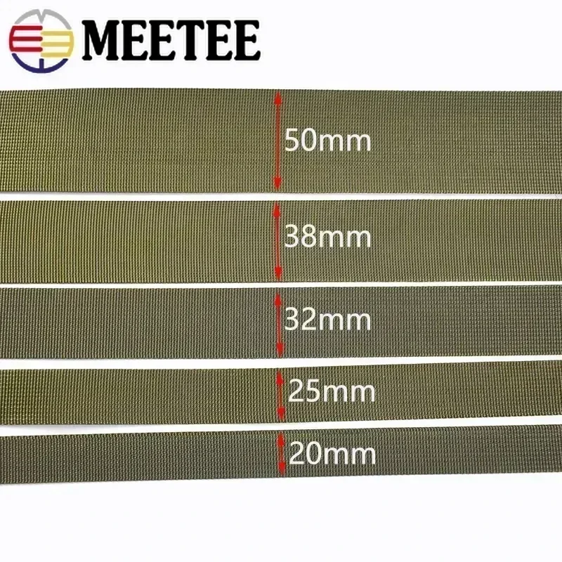 5Meters 20-38mm Nylon Webbing  - Binding Tape Bias 评论和价格