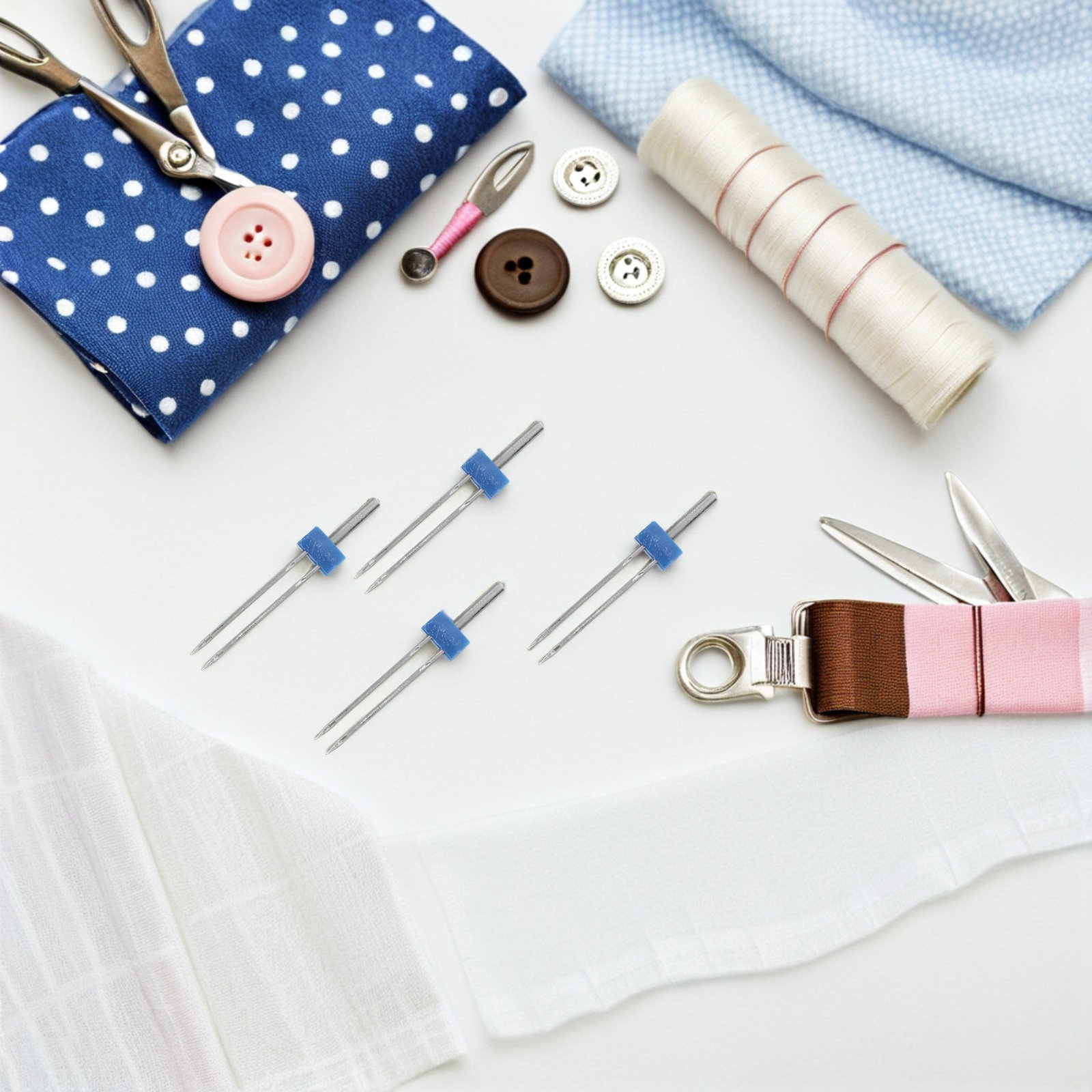 4Sets Twin Sewing Needle Set S - Sewing Hemming 评论和价格
