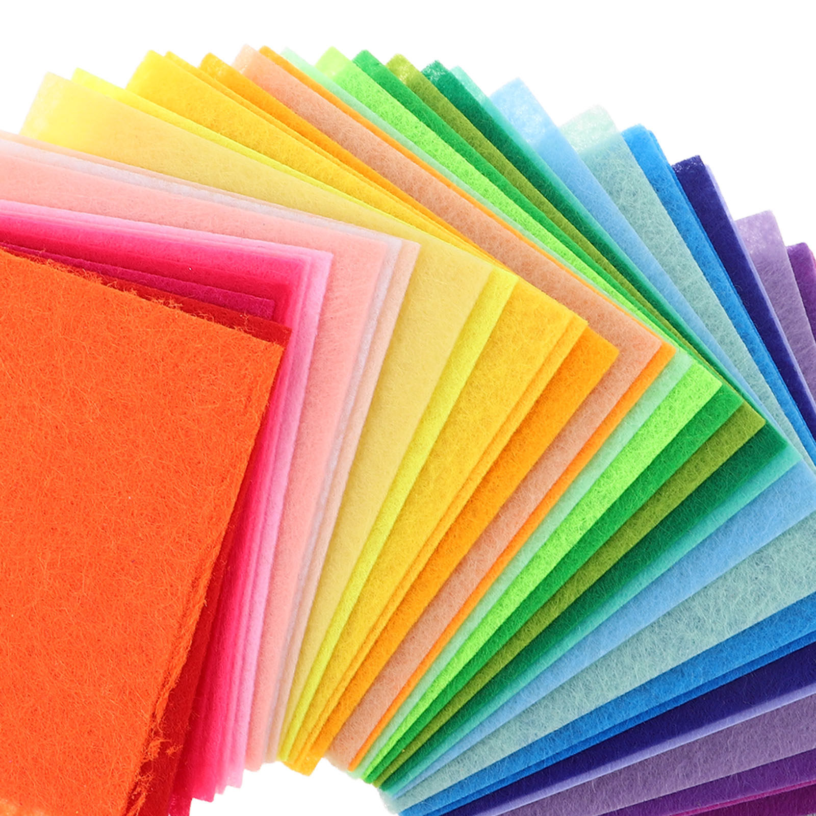 120Pcs Felt Squares 10x10cm As - Is Sewing Textile Art 评论和价格