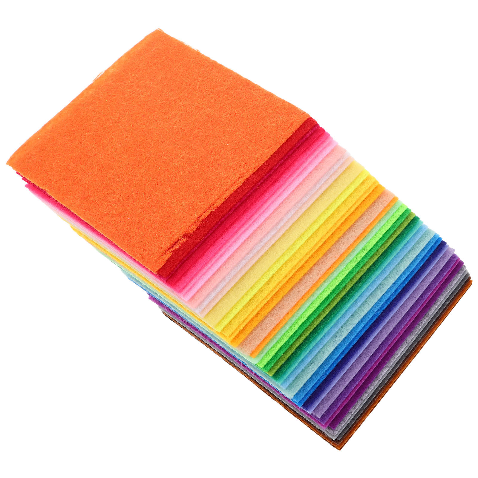 120Pcs Felt Squares 10x10cm As - Is Sewing Textile Art 评论和价格